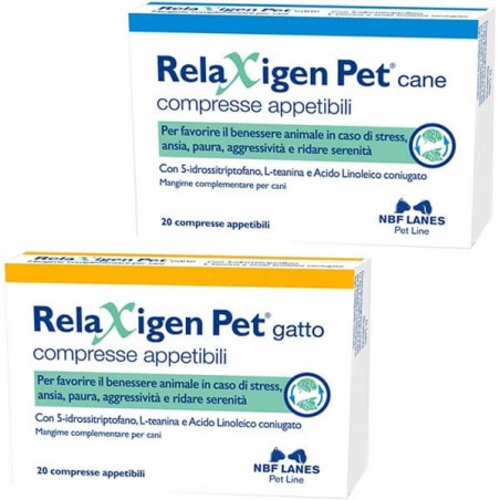 NBF LANES Relaxigen Pet MINI Dog and Cat 20 Tablets