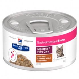 PROMO 24 PZ Hill's Prescription Diet Gastrointestinal Biome Feline Chicken Stew 2x12Pz 82gr