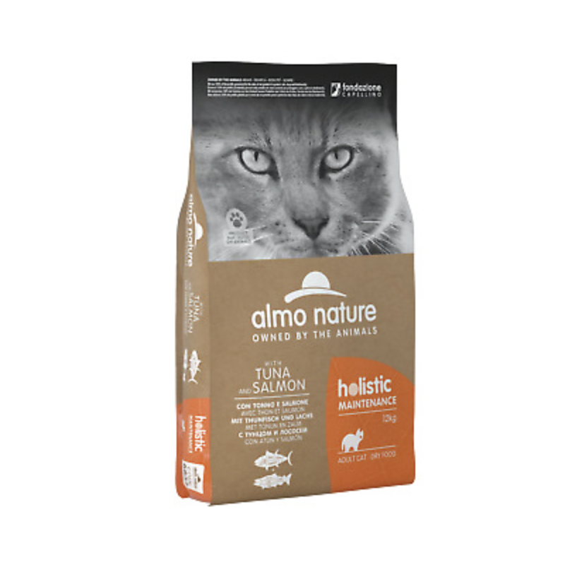 Almo Nature Holistic Cat Ad FM Salmon and Tuna 12 kg PetPlusUltra