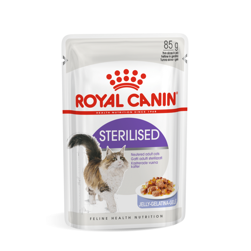 Royal Canin Wet Cat Sterilized Jelly 85 g x 12 pcs PetPlusUltra