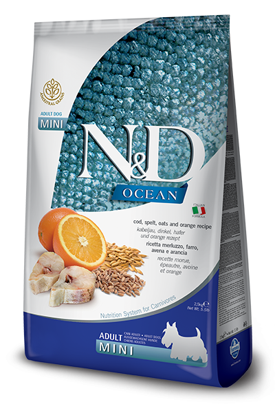 FARMINA N D Ocean Ancestral Low Grain Dog Codfish Orange Adul M
